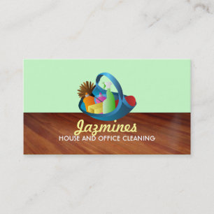 House and Office Cleaning business cards
