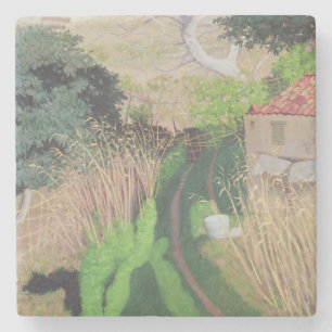 House and Reeds, c.1921-24 Stone Coaster