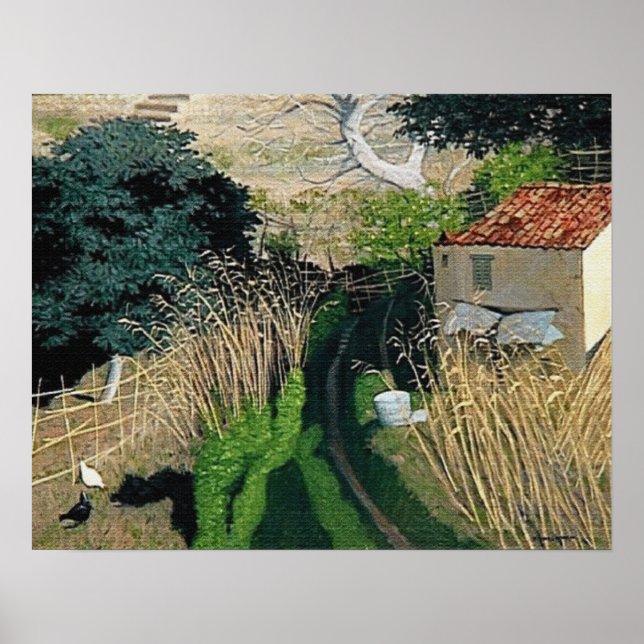 House and Reeds - Felix Vallotton Art Poster (Front)