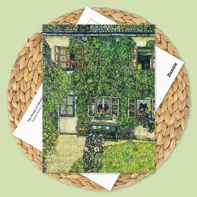 House at Guardaboschi Gustav Klimt Postcard (Creator Uploaded)