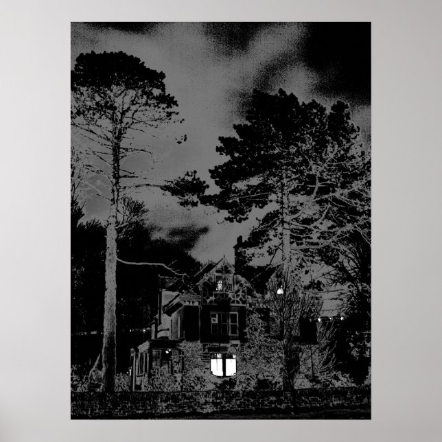 House at Night Poster (Front)