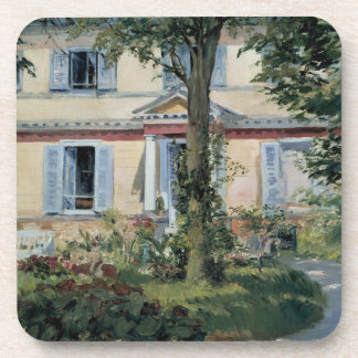 House at Rueil by Edouard Manet, Vintage Fine Art Coaster