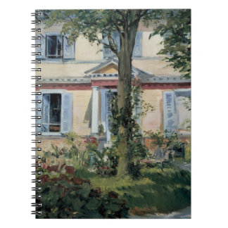 House at Rueil by Edouard Manet, Vintage Fine Art Notebook