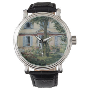House at Rueil by Edouard Manet, Vintage Fine Art Watch