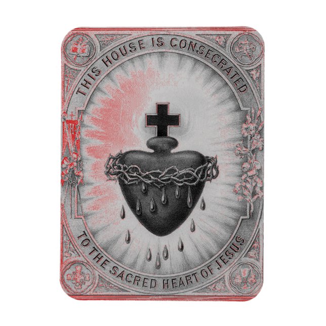 House blessing photo magnet (Vertical)
