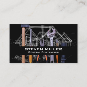 House Blueprints   Architect   Construction Tools Business Card