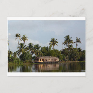 House Boat Postcard