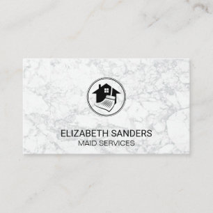 House Broom   Cleaning Services Business Card