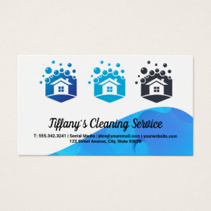 House Bubbles Logo   Blue Wave