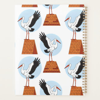 House Bunting Bird Pattern – Seamless Nature Desig Planner