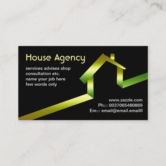 house business card (Front)