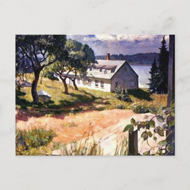 House By The Lake Postcard (Front)