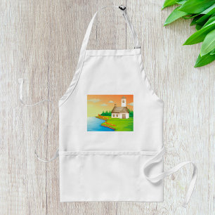 House By The River  Standard Apron