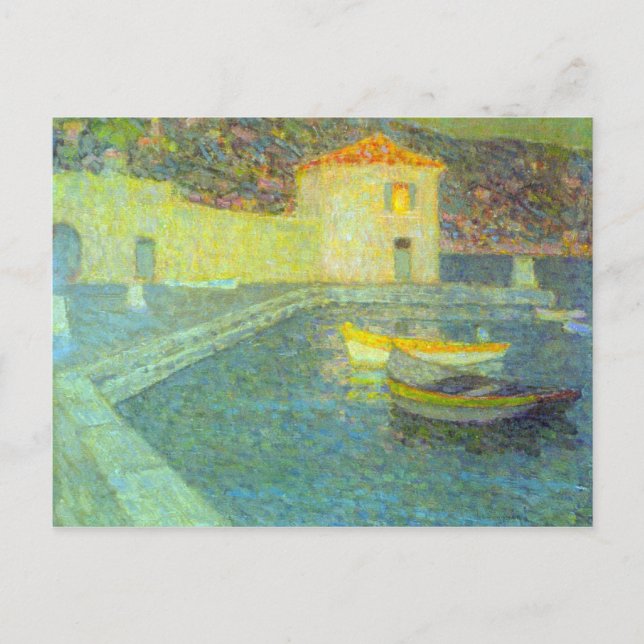 House by the Sea by Henri Le Sidaner Postcard (Front)