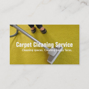House Carpet Rugs Cleaning Housekeeper Maid Business Card