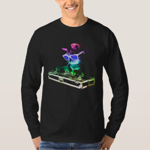 HOUSE CAT Rainbow DJ Cat Kitty T-Shirt