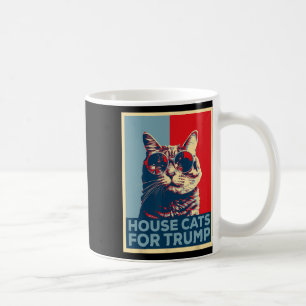 House Cats For Trump 2024  Coffee Mug