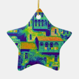 house ceramic tree decoration