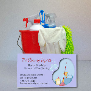 House Cleaner Business Card