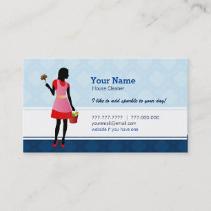 House Cleaner Business Cards