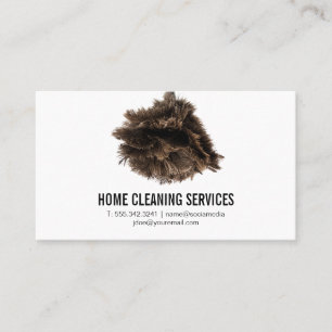 House Cleaner   Duster Business Card