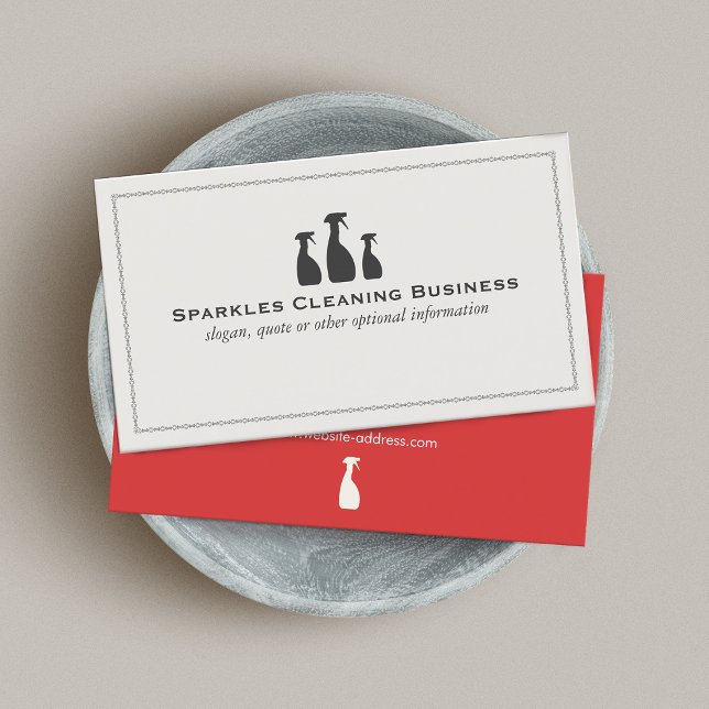 House Cleaning Business Business Card (Creator Uploaded)