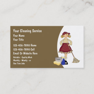 House Cleaning Business Cards