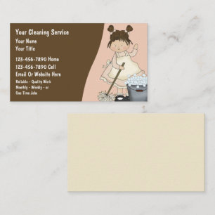 House Cleaning Business Cards