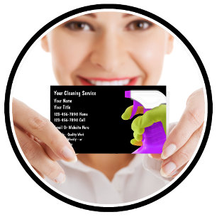 House Cleaning Business Cards