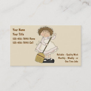 House Cleaning Business Cards