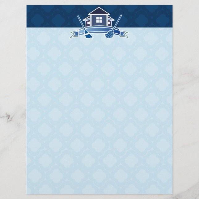 House Cleaning Business Letterhead (Front)