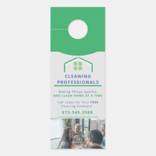 House Cleaning Detail Photo  Door Hanger