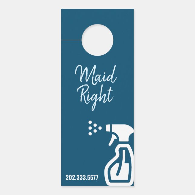 House Cleaning Door Hanger (Front)