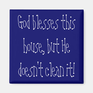 House cleaning magnet