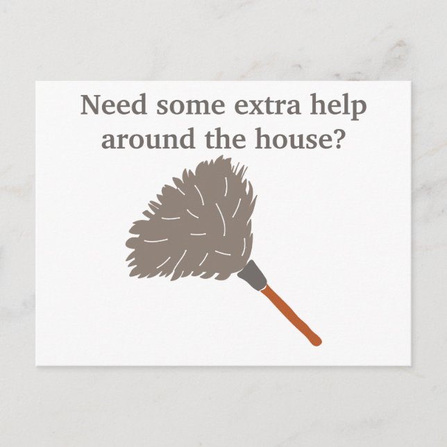 House Cleaning Maid Business Advertising Postcard (Front)