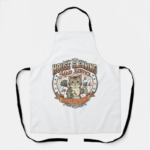 House Cleaning Maid Service Cat House Cleaning Mai Apron