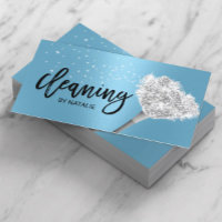 House Cleaning Maid Service Elegant Blue