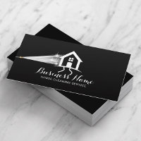 House Cleaning Pressure Washing House Logo Black