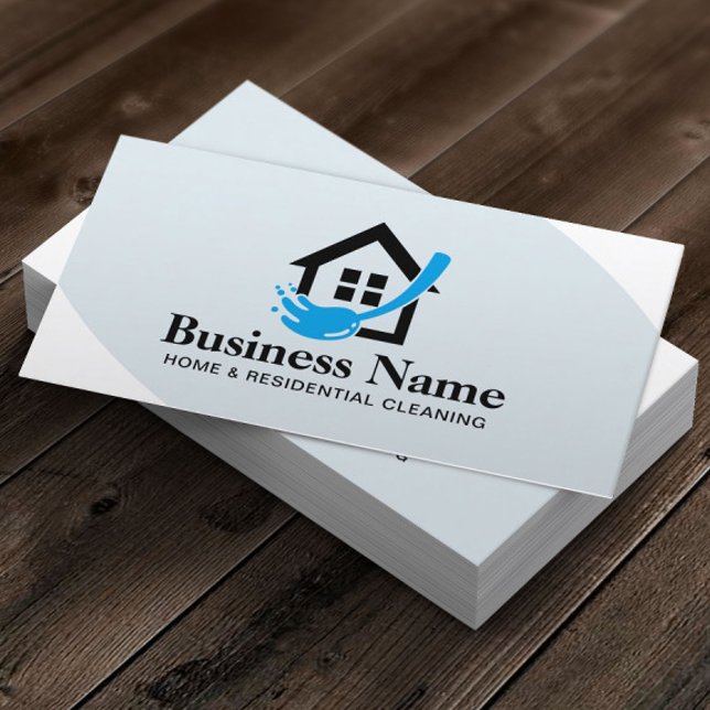 House Cleaning Professional Housekeeping Service  Business Card (Creator Uploaded)