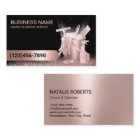 House Cleaning Service Black & Rose Gold Glitter 
