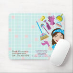 House Cleaning Service Janitorial Lady Washing Mouse Mat<br><div class="desc">House Cleaning Service Janitorial Lady Washing</div>