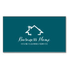 House Cleaning Service Minimal House Logo Teal