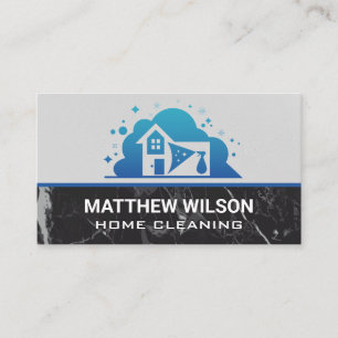 House Cleaning Services and Care Business Card
