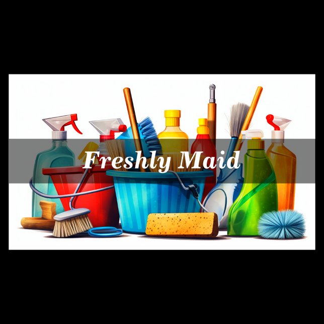 House Cleaning Services Business Card (Creator Uploaded)
