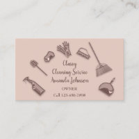 House Cleaning Services Rose Logo Maid Office Glam
