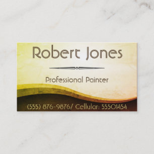 House, Commercial, And Industrial Painting Business Card