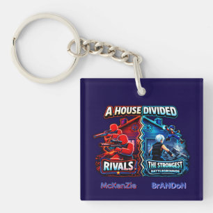 House Divided Rivals vs Strongest Battlegrounds Key Ring