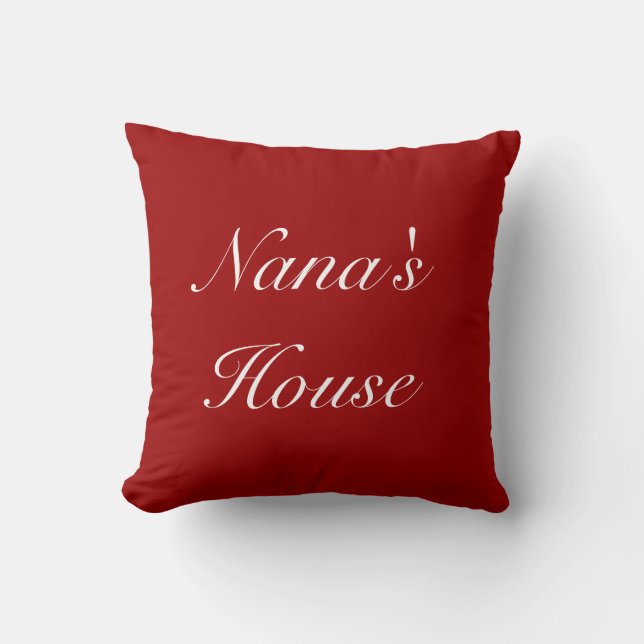 House Divided Throw Pillow (Front)