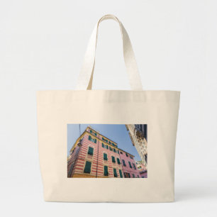 House facades Monterosso Cinque Terre Liguria Ital Large Tote Bag