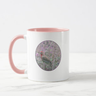House Finch in Salvia Mug